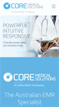 Mobile Screenshot of coremedicalsolutions.com